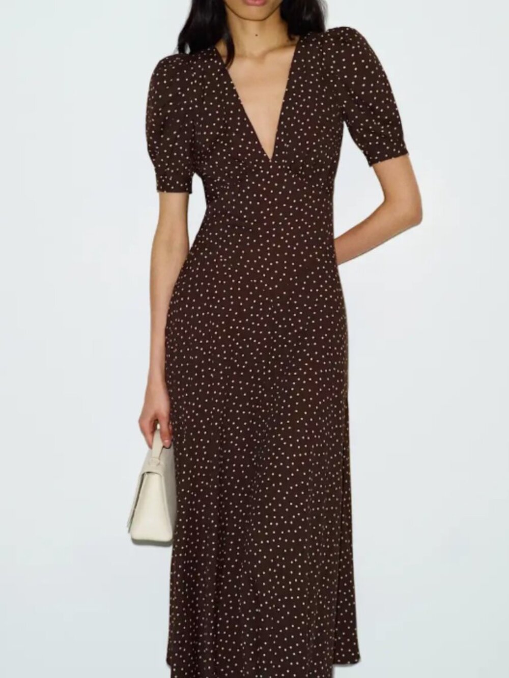 (Brand New) Reformation Roma Linen Dress Blue - Size 0